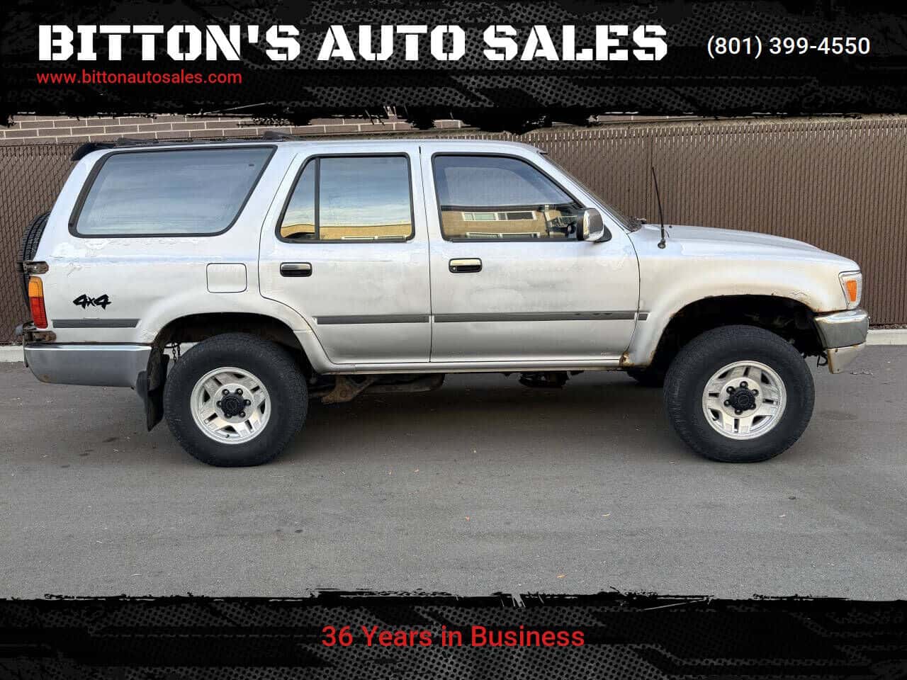 1991 TOYOTA 4RUNNER SR5 V6